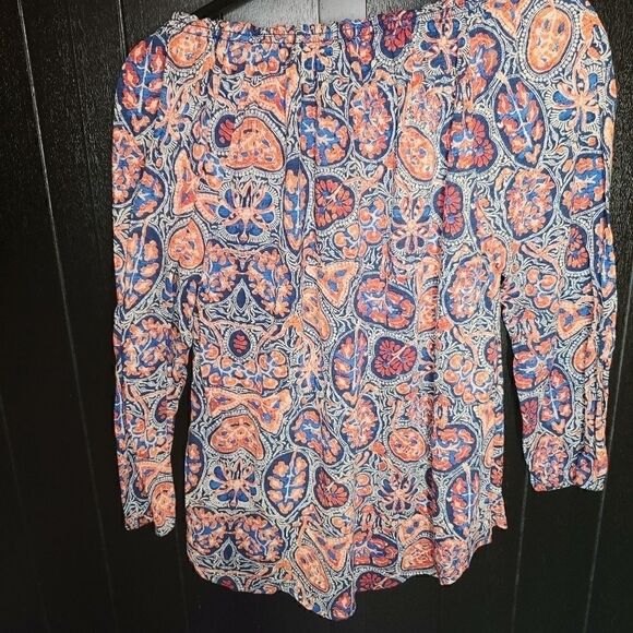 Lucky Brand Popover Paisley Print - Picture 8 of 14